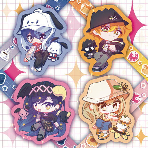 VIVID Bad Squad Keychain Lanyards