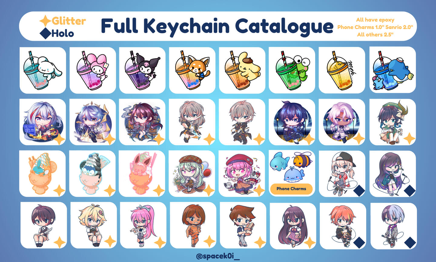 Full Keychain Catalogue