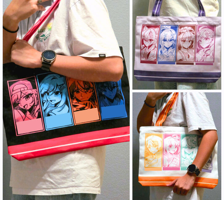 Project Sekai Inspired Tote Bags