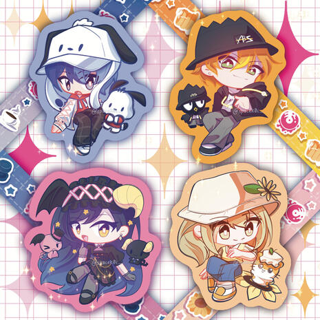 VIVID Bad Squad Keychain Lanyards
