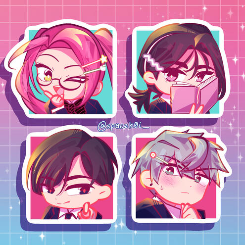 Alien Stage Stickers