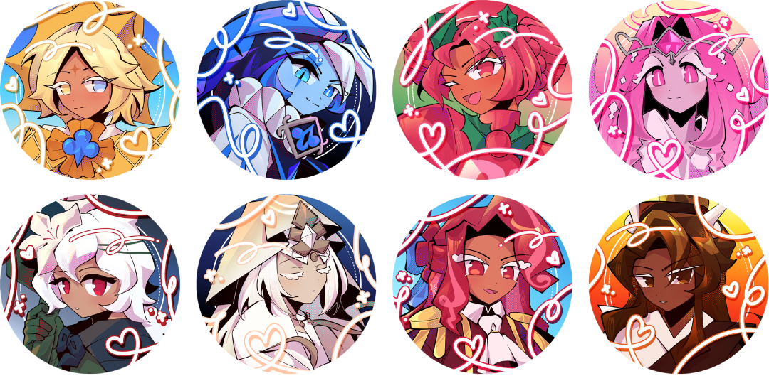 Cookie Run Kingdom Buttons