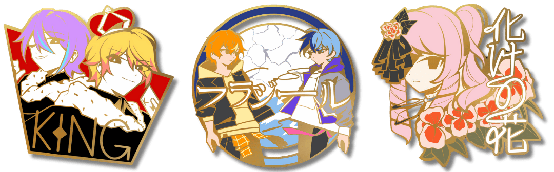 Project Sekai Enamel Pins