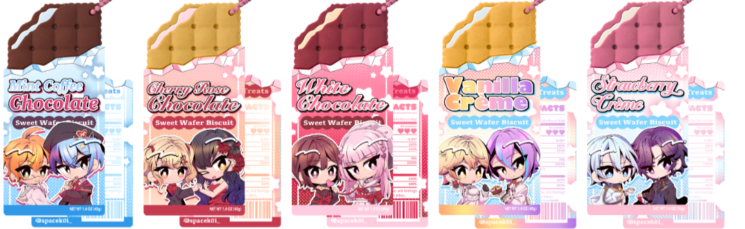 Project Sekai: Duo PVC Biscuit Charms